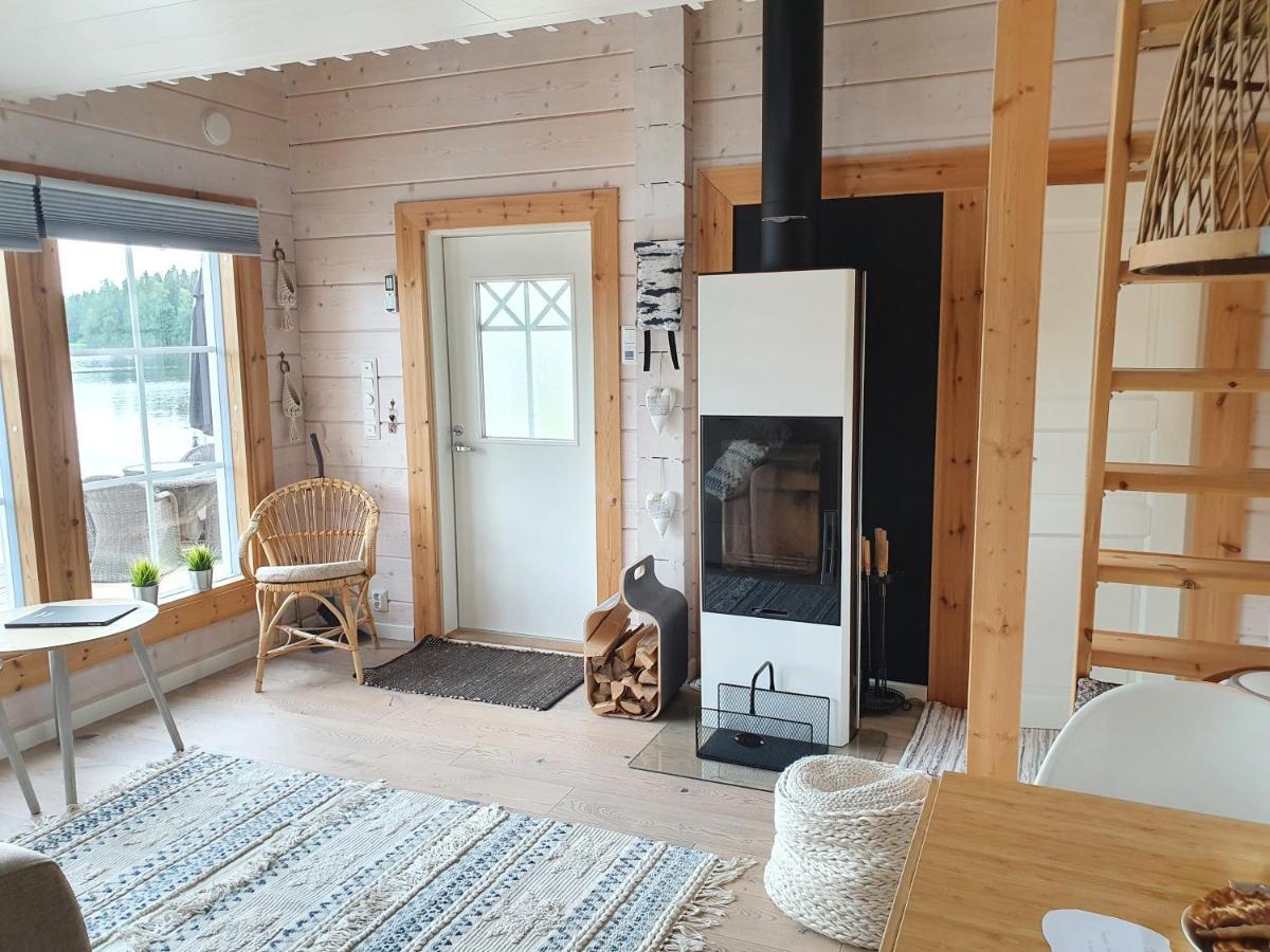 Stunning Log Cabin 45M2 On The Shore Of Kallavesi. Kuopio Extérieur photo