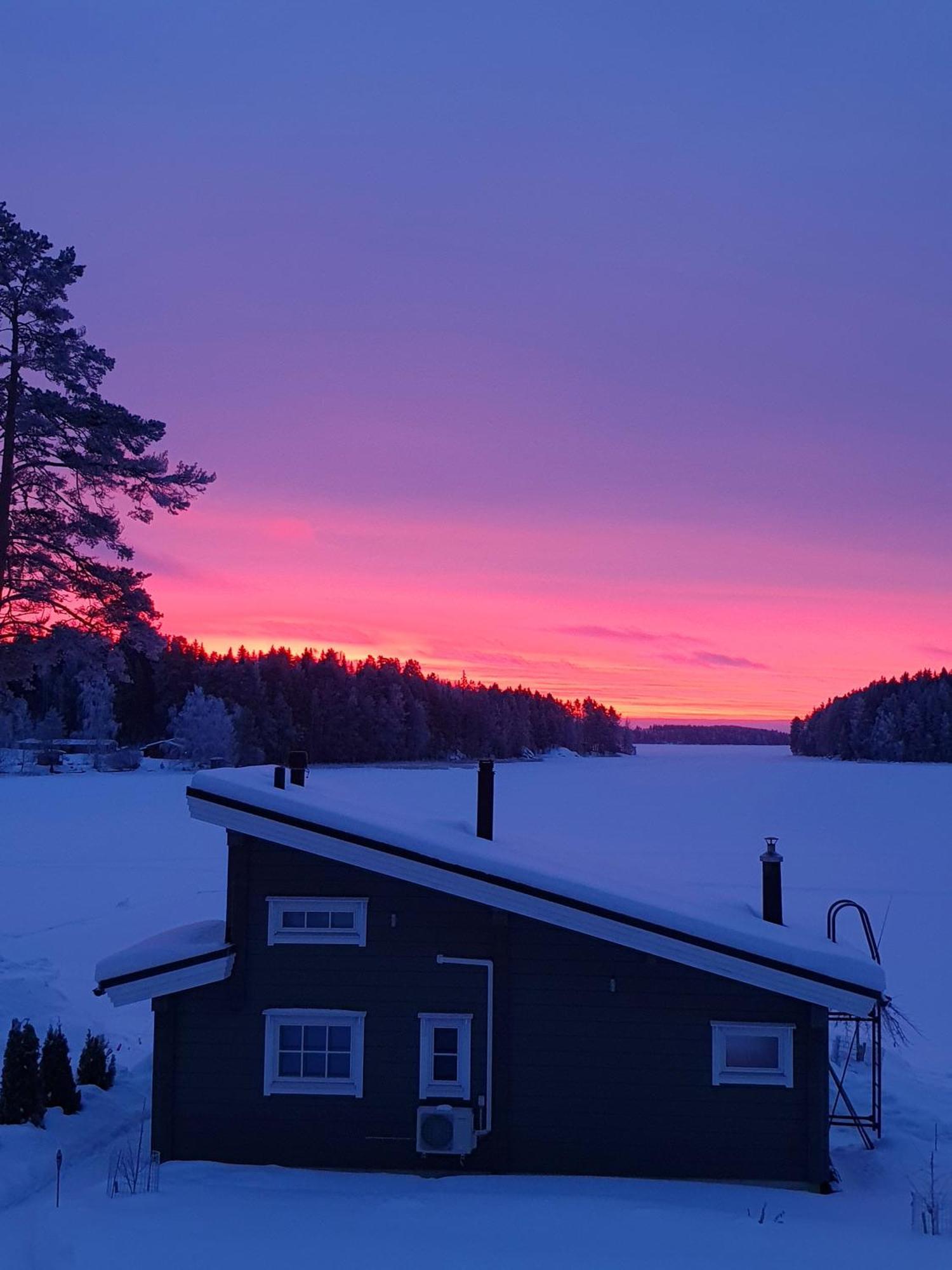 Stunning Log Cabin 45M2 On The Shore Of Kallavesi. Kuopio Extérieur photo