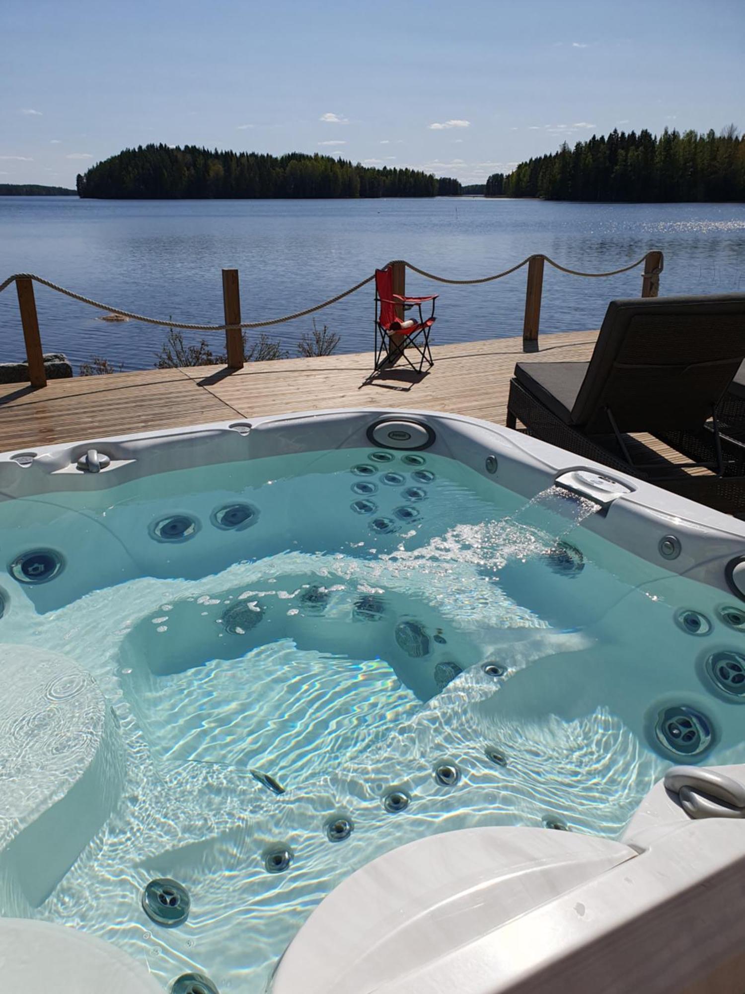 Stunning Log Cabin 45M2 On The Shore Of Kallavesi. Kuopio Extérieur photo