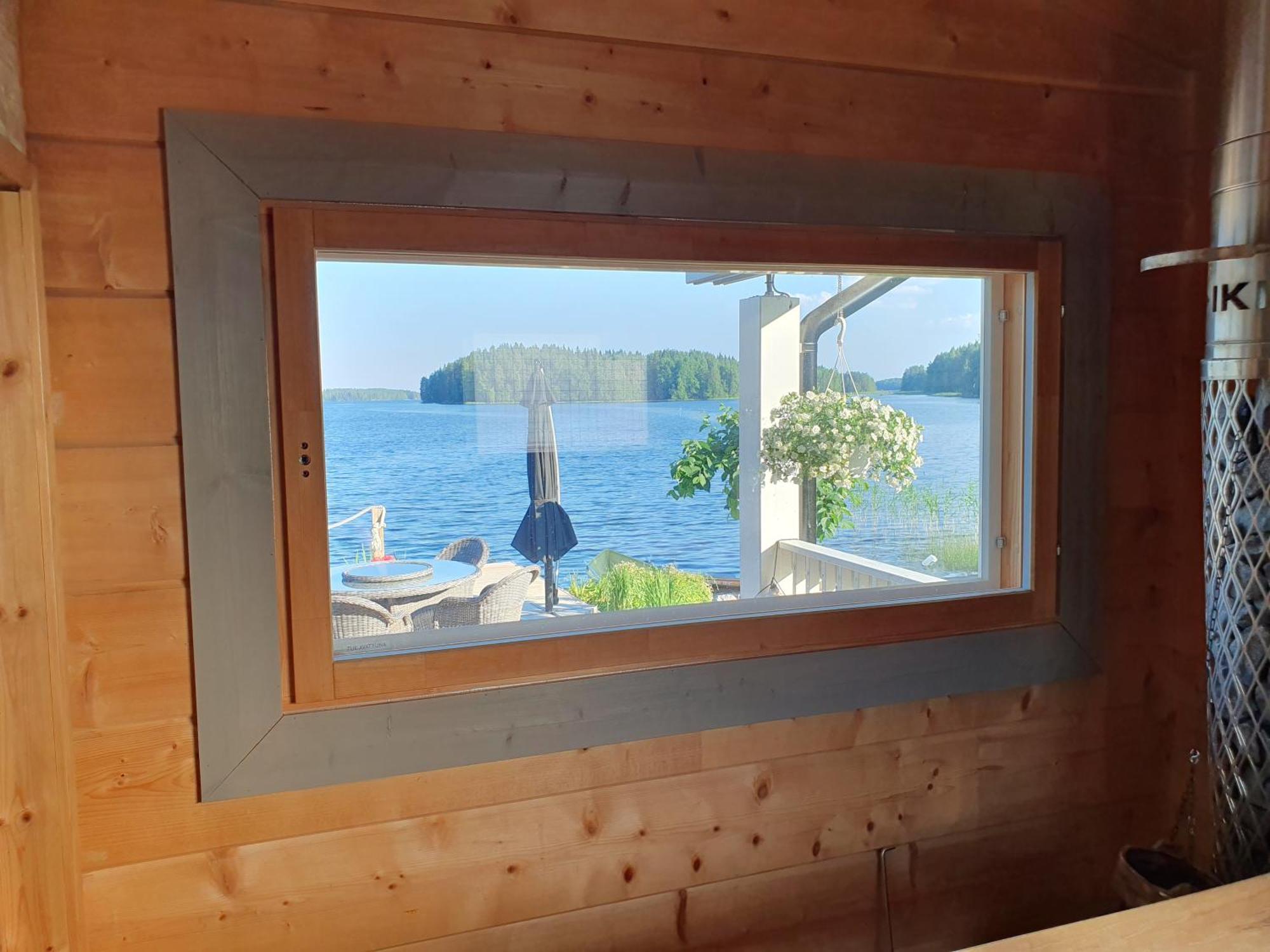 Stunning Log Cabin 45M2 On The Shore Of Kallavesi. Kuopio Extérieur photo